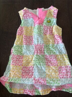 Girls Sleeveless Pastel Check Summer Dress - Pink, Yellow, Green, Blue